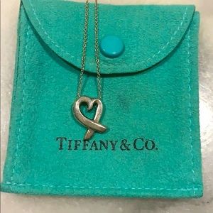 Tiffany & Co Elsa Peretti Open Heart Necklace